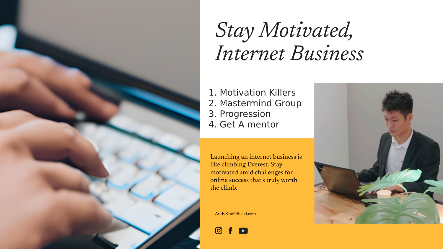 How To Stay Motivated WHEN YOU Start An Internet Business How To Stay Motivated WHEN YOU Start An Internet Business